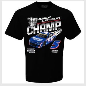 Unisex Black Kyle Larson 2021 NASCAR Champion shirt
